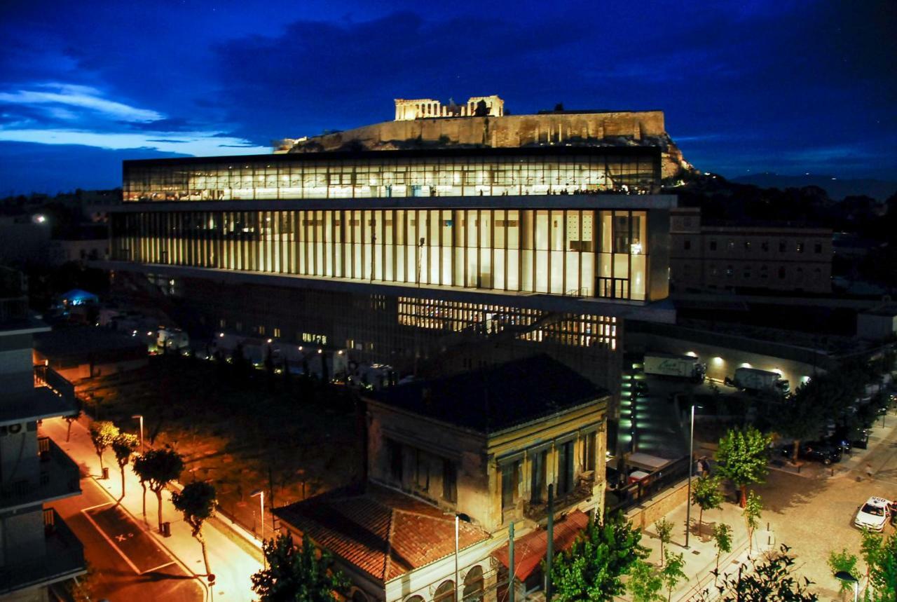 雅典Acropolis Amazing Balcony View 3 Minutes Walking To The Museum公寓 外观 照片